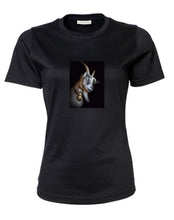 Lade das Bild in den Galerie-Viewer, Ziege Elias - Bio-Baumwolle Damen T-Shirt