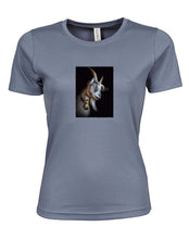 Lade das Bild in den Galerie-Viewer, Ziege Elias - Bio-Baumwolle Damen T-Shirt