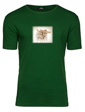 Lade das Bild in den Galerie-Viewer, Kälble Zwillingspaar - Bio-Baumwolle Herren T-Shirt