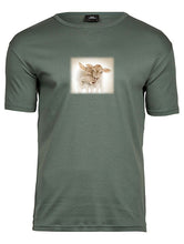 Lade das Bild in den Galerie-Viewer, Kälble Zwillingspaar - Bio-Baumwolle Herren T-Shirt