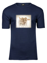 Lade das Bild in den Galerie-Viewer, Kälble Zwillingspaar - Bio-Baumwolle Herren T-Shirt