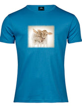 Lade das Bild in den Galerie-Viewer, Kälble Zwillingspaar - Bio-Baumwolle Herren T-Shirt