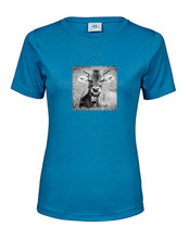 Lade das Bild in den Galerie-Viewer, Junge Kuh - Bio-Baumwolle Damen T-Shirt