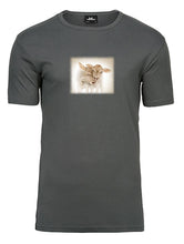 Lade das Bild in den Galerie-Viewer, Kälble Zwillingspaar - Bio-Baumwolle Herren T-Shirt