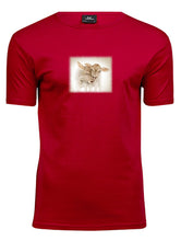 Lade das Bild in den Galerie-Viewer, Kälble Zwillingspaar - Bio-Baumwolle Herren T-Shirt