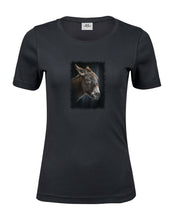 Lade das Bild in den Galerie-Viewer, Esel Erich - Bio-Baumwolle Damen T-Shirt