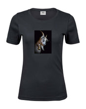 Lade das Bild in den Galerie-Viewer, Ziege Elias - Bio-Baumwolle Damen T-Shirt