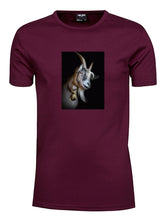 Lade das Bild in den Galerie-Viewer, Ziege Elias - Bio-Baumwolle Herren T-Shirt