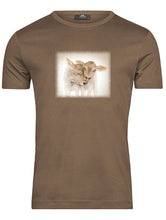 Lade das Bild in den Galerie-Viewer, Kälble Zwillingspaar - Bio-Baumwolle Herren T-Shirt