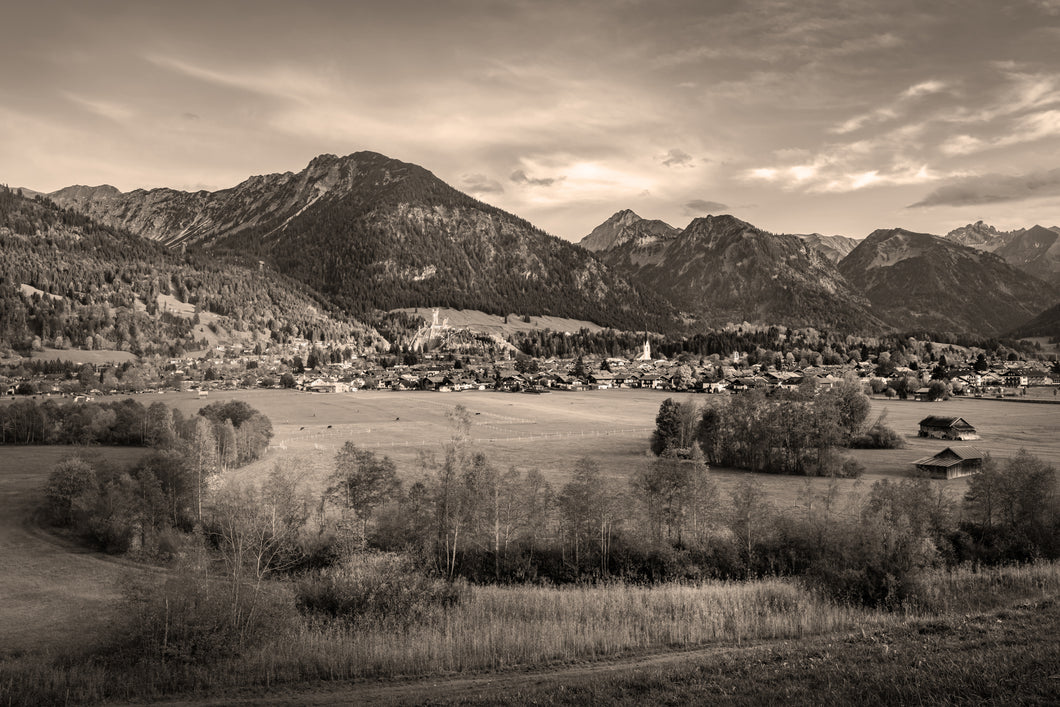 Oberstdorf im Herbst IV sepia 1001238_sepia