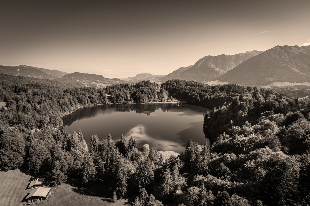 Freibergsee im Sommer sepia 1001260_sepia
