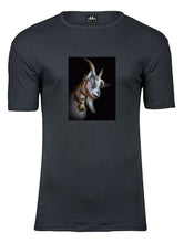 Lade das Bild in den Galerie-Viewer, Ziege Elias - Bio-Baumwolle Herren T-Shirt
