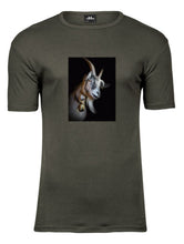 Lade das Bild in den Galerie-Viewer, Ziege Elias - Bio-Baumwolle Herren T-Shirt
