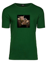 Lade das Bild in den Galerie-Viewer, Schmusende Kühe - Bio-Baumwolle Herren T-Shirt
