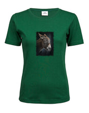 Lade das Bild in den Galerie-Viewer, Esel Erich - Bio-Baumwolle Damen T-Shirt
