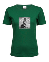 Lade das Bild in den Galerie-Viewer, Junge Kuh - Bio-Baumwolle Damen T-Shirt
