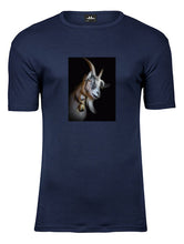 Lade das Bild in den Galerie-Viewer, Ziege Elias - Bio-Baumwolle Herren T-Shirt
