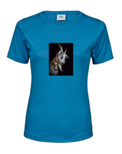 Lade das Bild in den Galerie-Viewer, Ziege Elias - Bio-Baumwolle Damen T-Shirt
