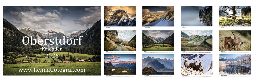 Oberstdorf 2026 - color - 30x42cm