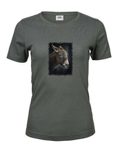 Lade das Bild in den Galerie-Viewer, Esel Erich - Bio-Baumwolle Damen T-Shirt
