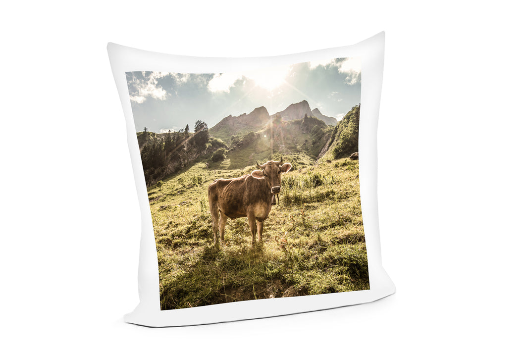 Kuschelkissen - Junge Kuh am Berg 1001027