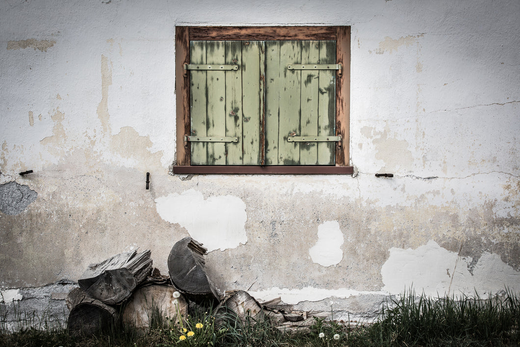 Postkarte - Fensterladen