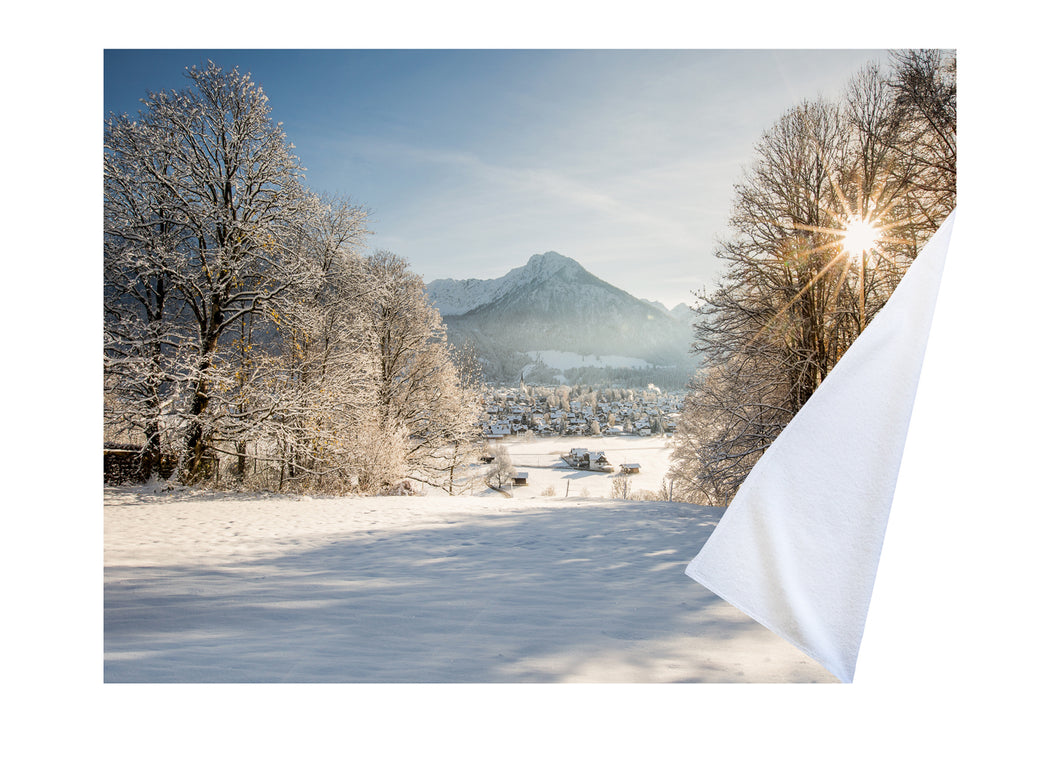 Fotohandtuch - Oberstdorf im Winter 1001007